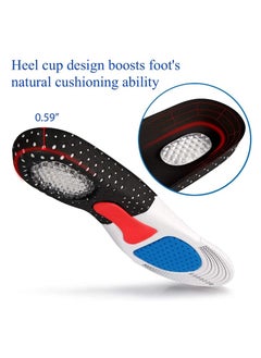 AROAQ Orthopedic Insoles for Man Women Memory Foam Cushion Gel Insole Silicone Arch Support Pads Sport Shoe Pad Soft Running Insert  - Image 3