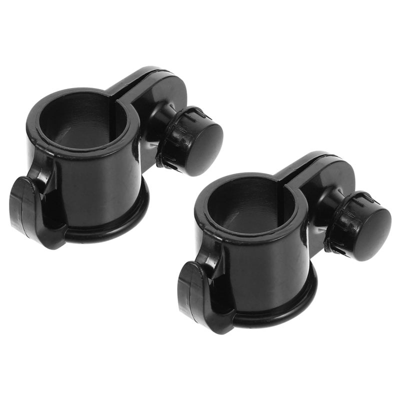 2pcs Plastic Flagpole Clamp Set for Outdoor Garden and Beach Flags - Image 2