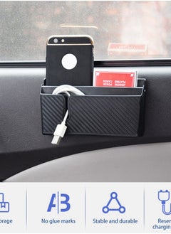 Excefore Car Seat Gap Storage Box, Multifunctional Center Console Organizer with Mobile Phone Holder and Glasses Storage (Black)  - Image 3