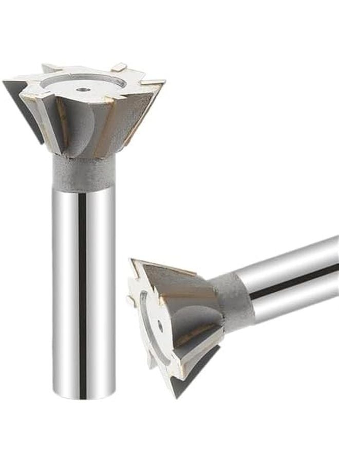 YG8 Hard Alloy Dovetail Milling Cutter 45 55 60 Degrees Straight Shank 25mm x 60 - Image 4