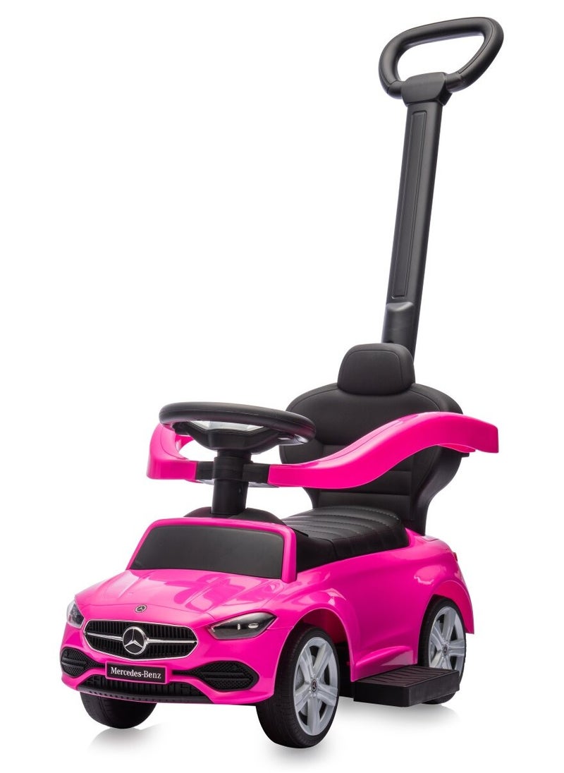 Mercedes-Benz Mercedes-Benz C-Class Pushing Car - Pink  - Image 1