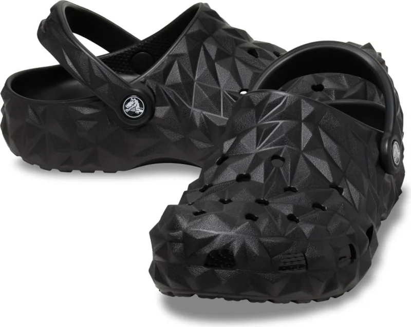 كروكس Geometric Clog Black Women's Sports Slippers 209563-001