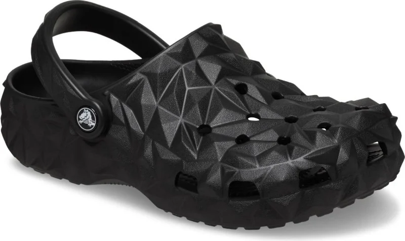 كروكس Geometric Clog Black Women's Sports Slippers 209563-001
