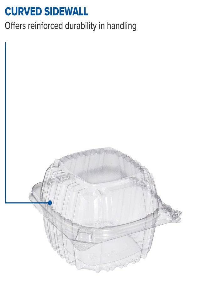DART C53PST1 OPS 5 in Clear Hinged Container, 5.3 X 5.4 in (Case of 500) - Image 5