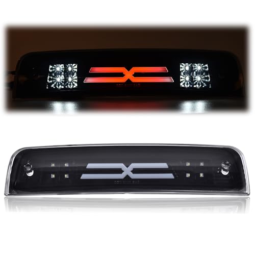 GRAND ORANGE LED 3rd Brake Light Compatible with 2009-2017 Dodge Ram 1500 / Fit 2010-2017 Dodge Ram 2500 3500 3rd Brake Light Cargo Lamp Smoke Lens Black Housing - Image 1