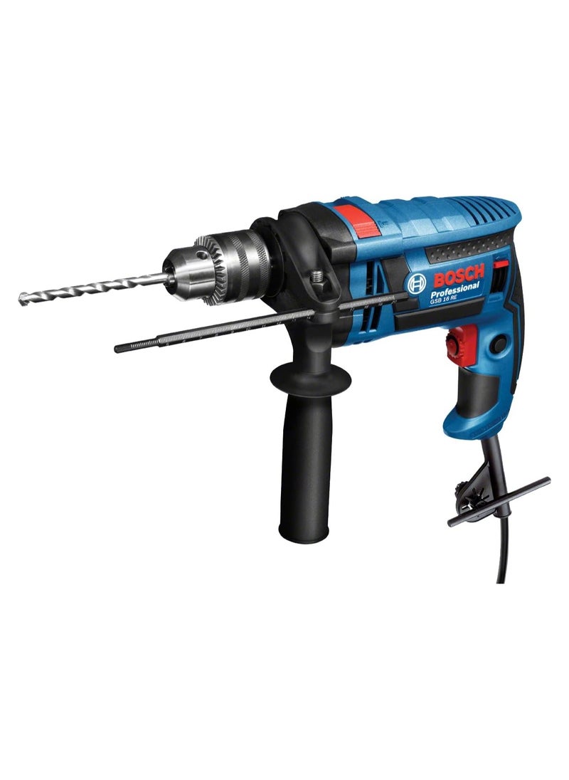 BOSCH GSB 16 RE 750W Hmamer Drill With Speed Control  and set of drill accessories  - Image 1