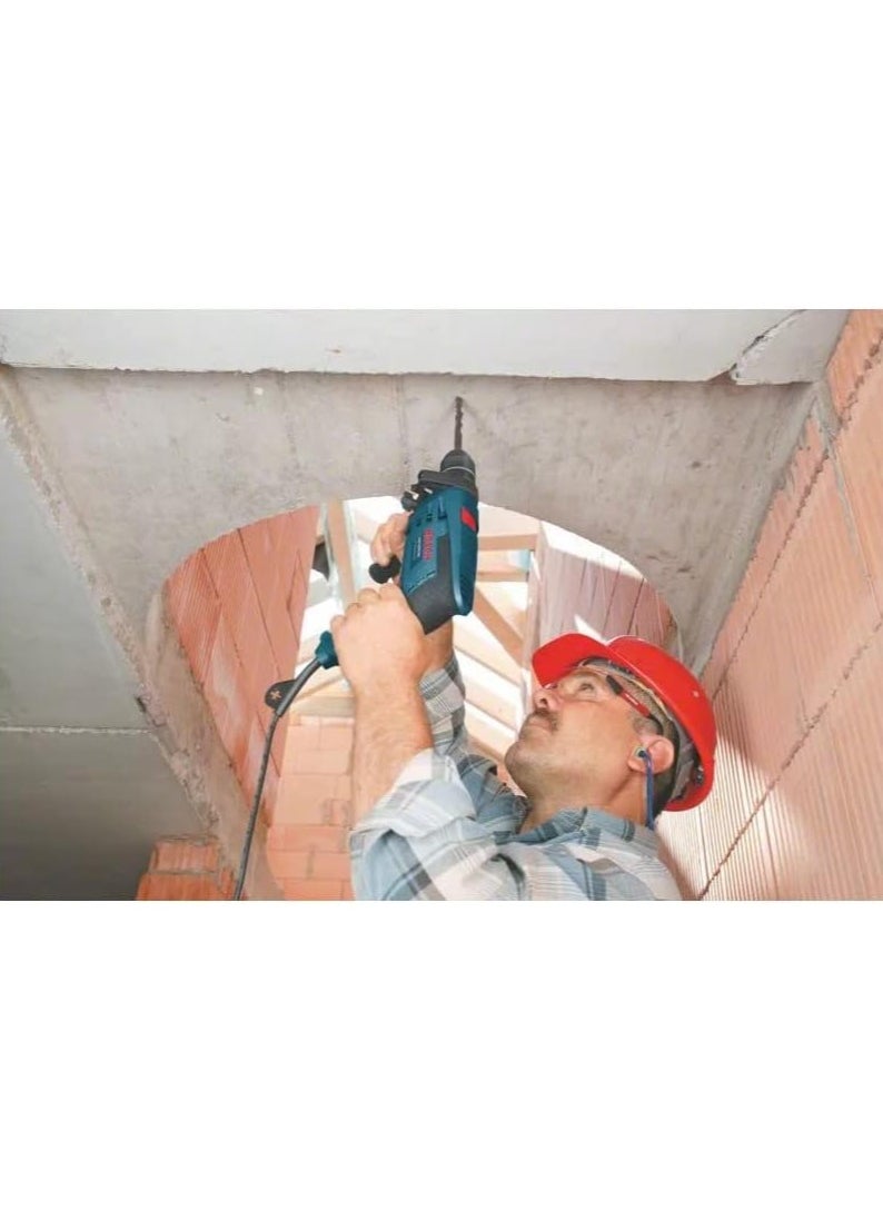 BOSCH GSB 16 RE 750W Hmamer Drill With Speed Control  and set of drill accessories  - Image 2
