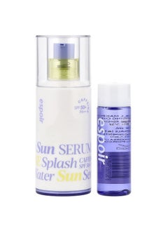 Espoir Espoir, Water Splash Sun Serum, SPF 50+ PA+++ & All Makeup Cleansing Oil, 2 Piece Set  - Image 1