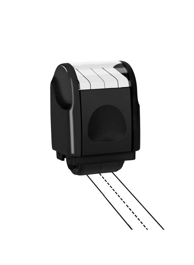 WAFJAMF WAFJAMF Handwriting Lines Stamp Roller Self-Inking Line Rolling Stamps Handwriting Practice Tool for Teachers Kids Kindergarten - Black  - Image 1
