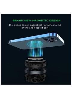 BLACK SHARK Phone Cooler Black Shark Magnetic Cooler, for MagSafe iPhone 12 13 14 15 Series, Cell Phone Cooling Fan Portable Phone Radiator Cooling Fan, Gaming Semiconductor Cooling for Android/Tablet/iPad  - Image 3