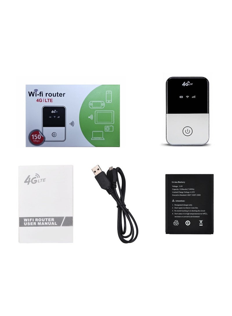general 4G LTE Mobile WiFi Router 150Mbps High Speed Portable Travel WiFi Modem with SIM Card Slot for Up to 10 Devices to Share - Image 4