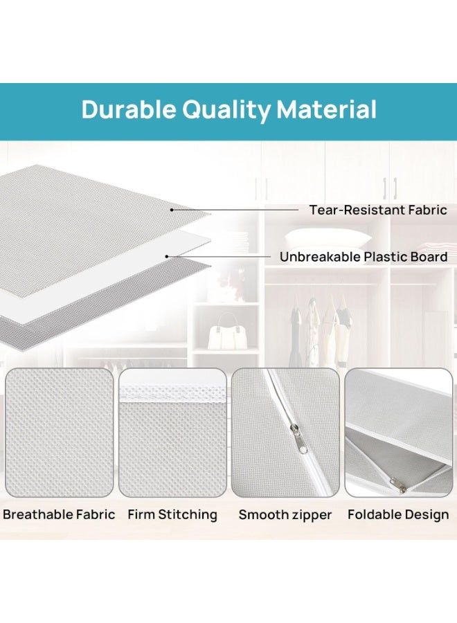 Bukela Clothes Drawer Organizer, 12-Pack Dresser Organizer Bins for Nursery, Closet Organization and Storage Dividers for Clothes, Baby Clothes, Clothing - Image 4