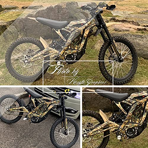 Kungfu Graphics Decal Kit for Surron Sur-Ron Light Bee X LBX 2017-2024, for Segway X160 X260 with KKE Fork Off-Road Motorcycle, Camo, SRX17N044-KO - Image 2