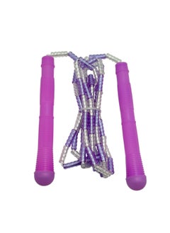 SportQ SportQ Soft Beaded Jump Rope 9 Feet Adjustable Tangle Free Jump Rope for Men Women Kids Keeping Fitness Training Exercise  - Image 1