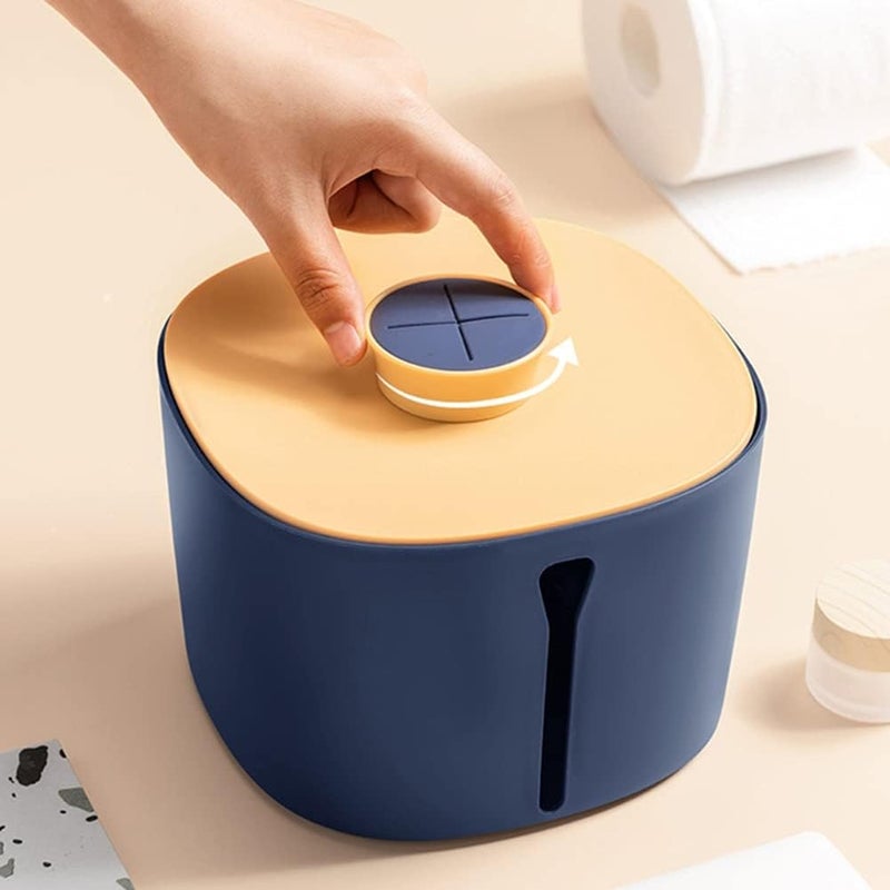 ويوبلز حامل لفافة ورق التواليت، صندوق تخزين المناديل، منشفة وجه مقاومة للماء تُثبت على الحائط، مناسبة للحمامات والمكاتب والفنادق - Image 5