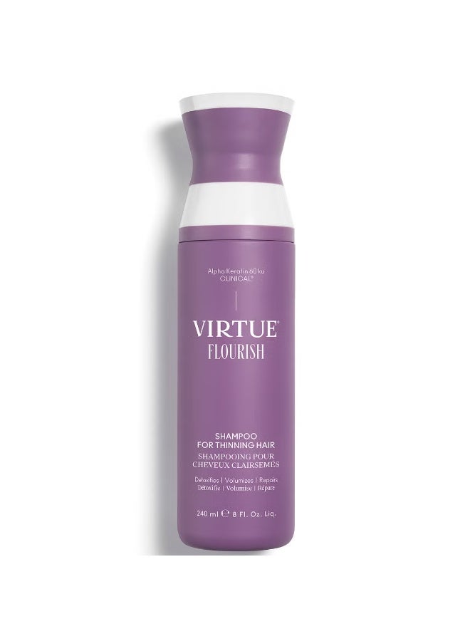 VIRTUE Flourish Shampoo and Conditioner for Thinning Hair Bundle - Image 2