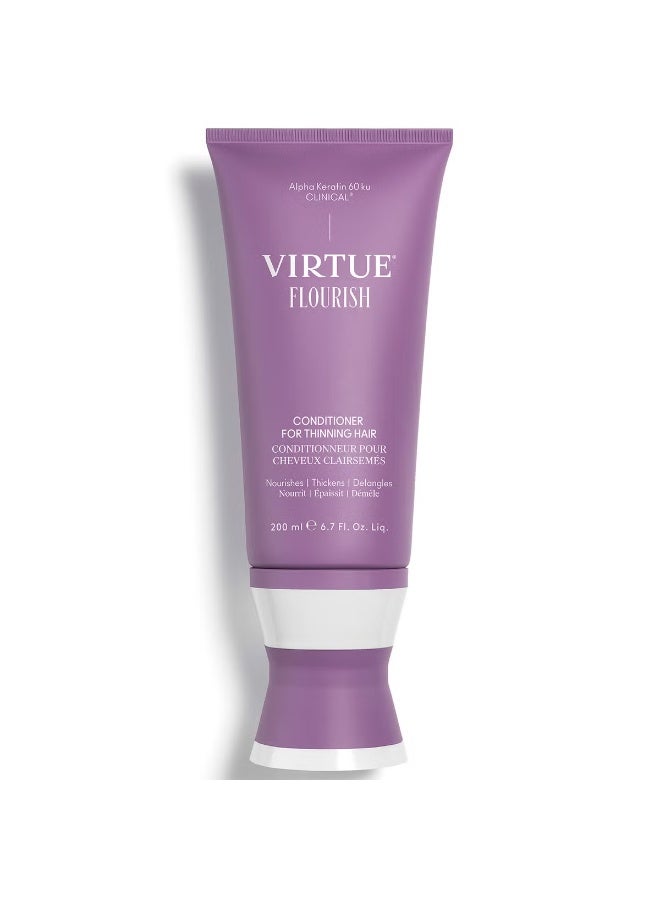 VIRTUE Flourish Shampoo and Conditioner for Thinning Hair Bundle - Image 3