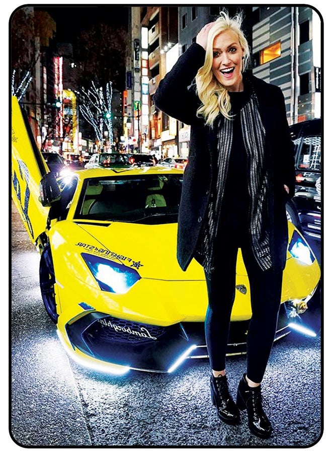 EYE CATCH Protective Case Cover For Samsung Galaxy Tab S9 Plus Supercar Blondie - Image 1