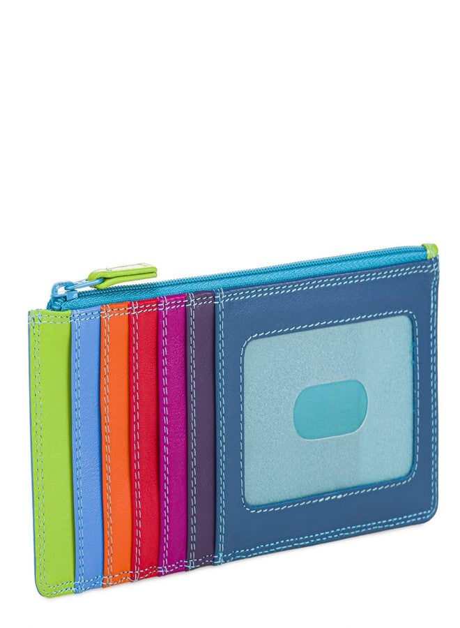 mywalit Leather Credit Card Holder | 15 Card Slots | ID Window & Zip Coin Pocket | Liguria | Stylish & Compact Accessory for Men & Women | Perfect for Everyday Use - Image 2