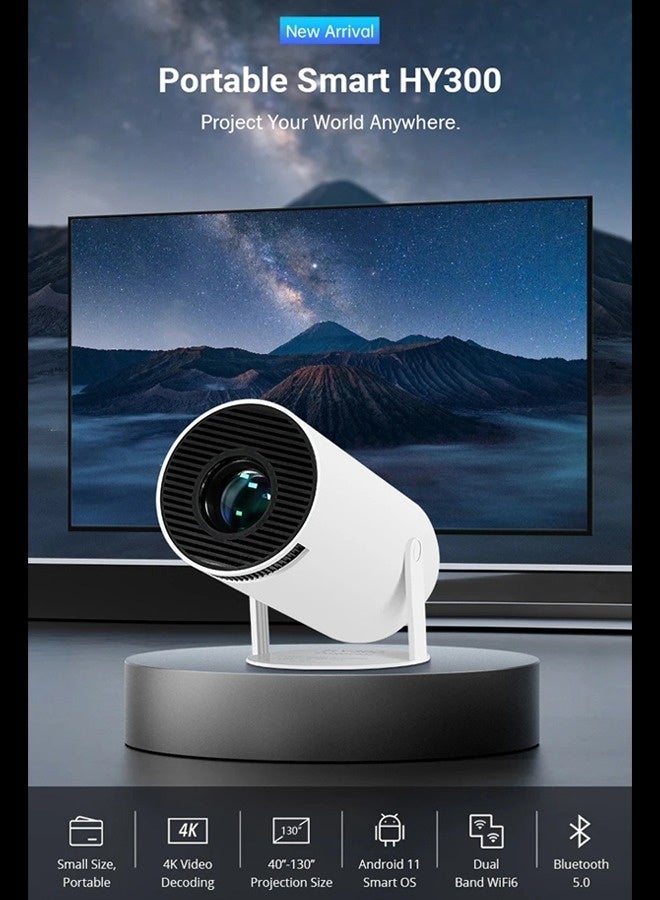 توبليو جهاز عرض محمول في الجيب 5G WIFI 5G يدعم نظام Android11.0 يدعم 130 بوصة مسرح منزلي كامل الوضوح 1080P للهدايا المنزلية الداخلية والخارجية في الهواء الطلق - Image 4