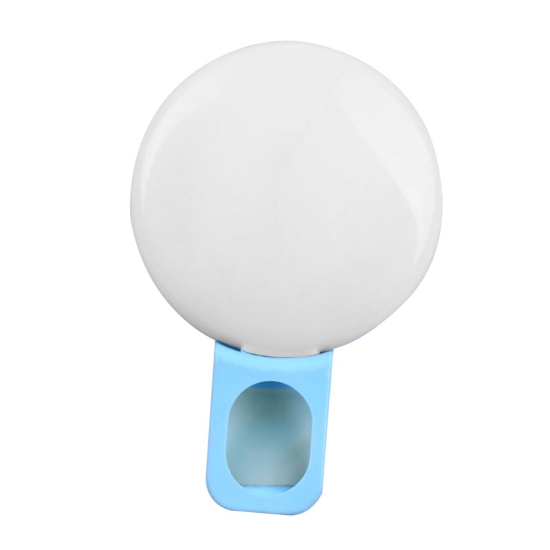 White LED Ring Light for Selfie Phone USB Portable Makeup Fill Emergency Clip On - Image 2