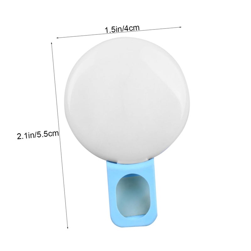 White LED Ring Light for Selfie Phone USB Portable Makeup Fill Emergency Clip On - Image 3