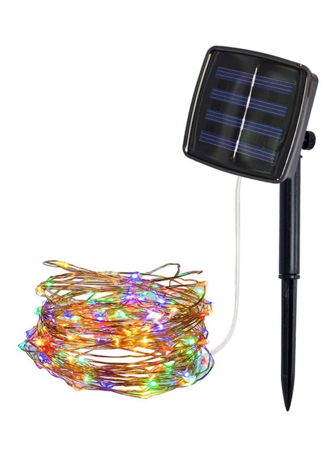 NIBEMINENT LED Solar Powered Home Garden Copper Wire White 22meter
