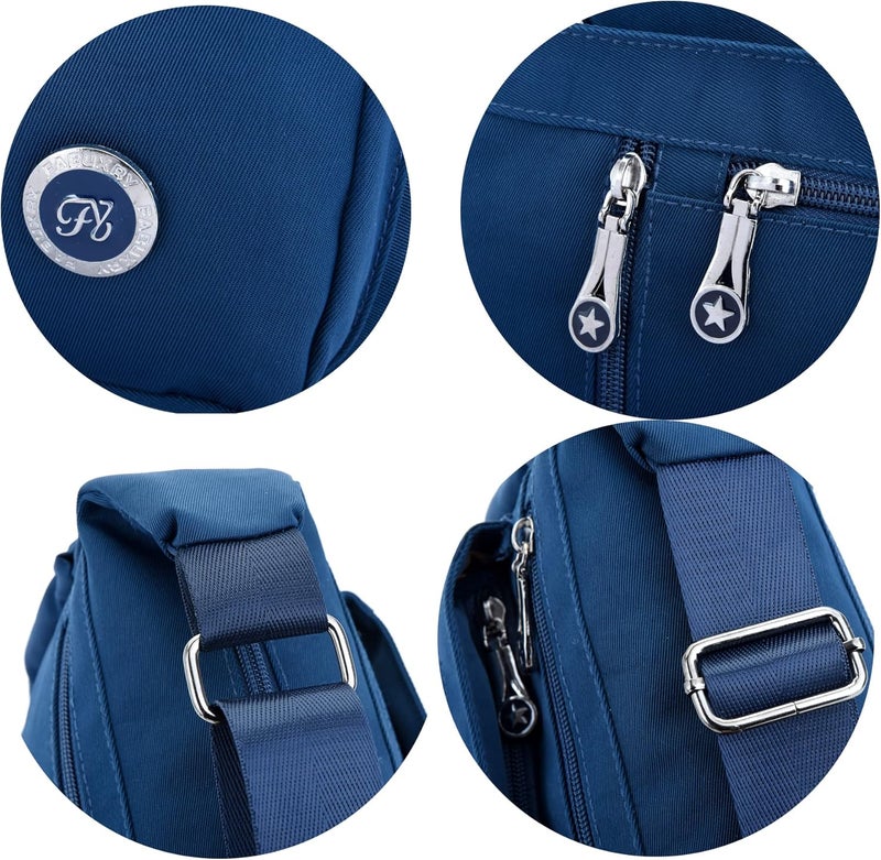 Fabuxry Purses and Shoulder Handbags for Women Crossbody Bag Messenger Bags - Image 5