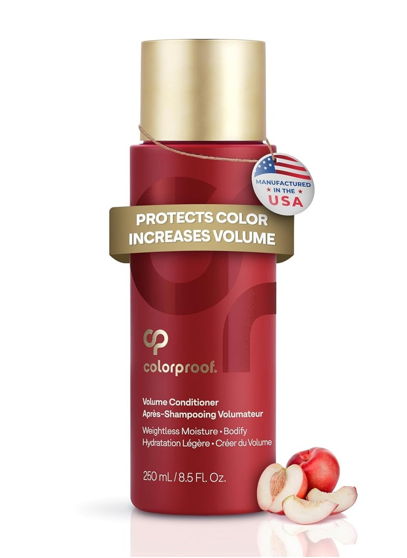ColorProof Colorproof Volume Conditioner for Women 8.5 Fl. Oz. Volume Conditioner, White Nectarine Scent, Sulfate Free Conditioner  - Image 1