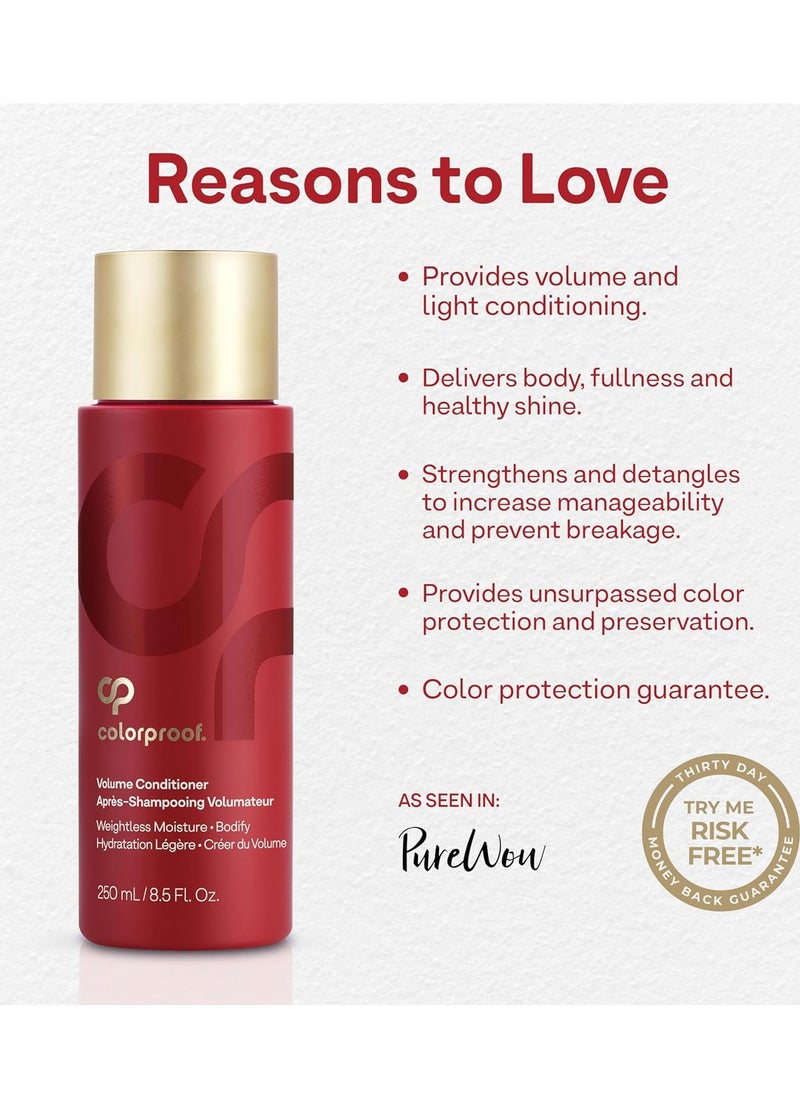 ColorProof Colorproof Volume Conditioner for Women 8.5 Fl. Oz. Volume Conditioner, White Nectarine Scent, Sulfate Free Conditioner  - Image 3