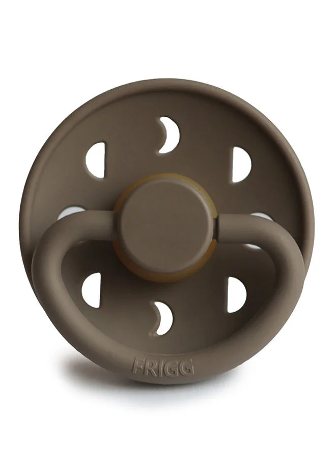 فريج Moon Phase Latex Pacifier, 6-18 Months, Size 2 - Portobello