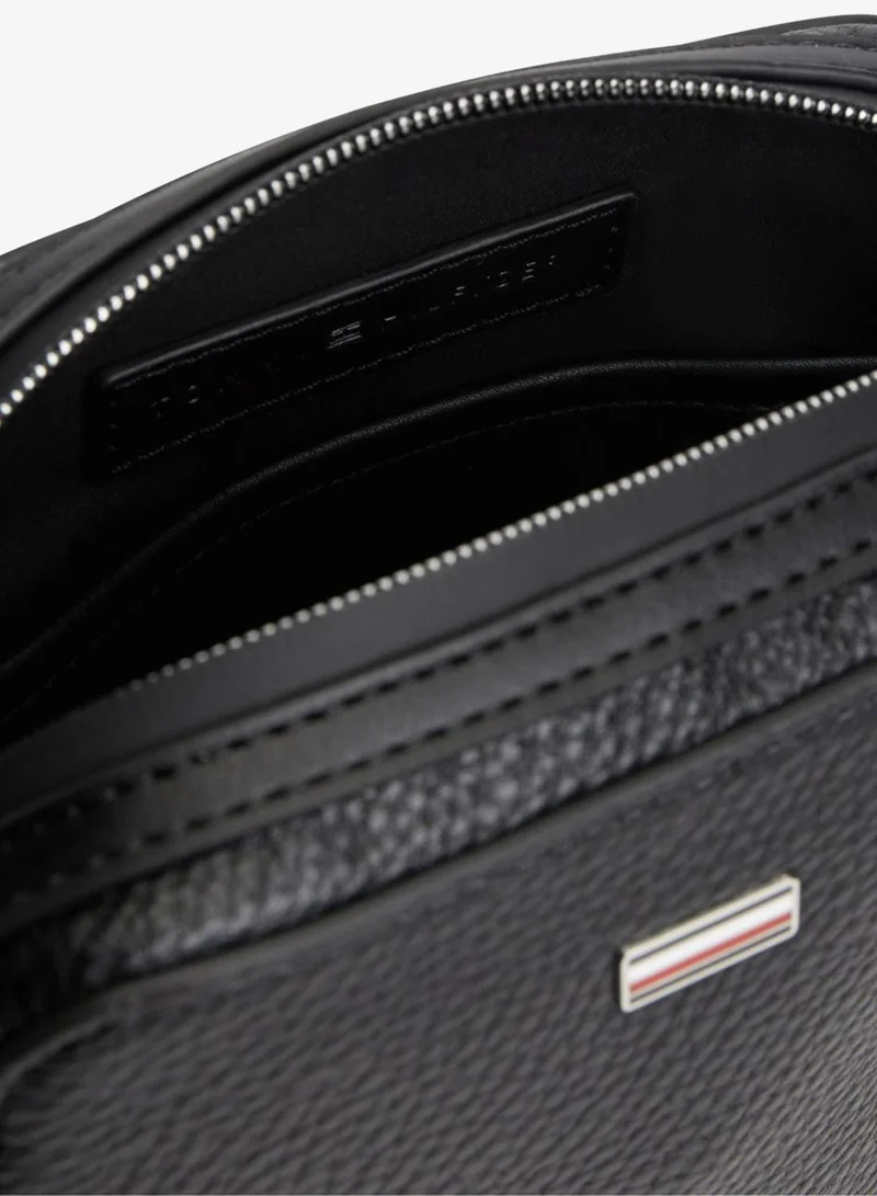 Tommy Hilfiger Black Crossbody Reporter Bag for Men | Best Price UAE