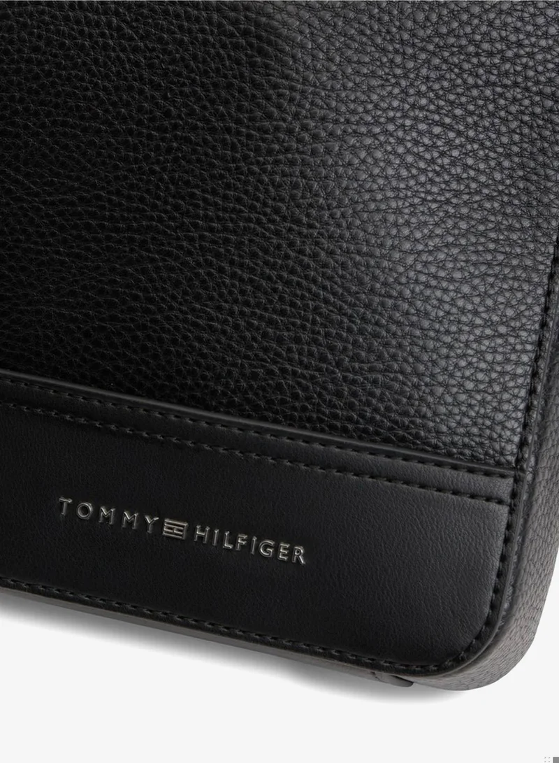 Tommy Hilfiger Black Crossbody Reporter Bag for Men | Best Price UAE