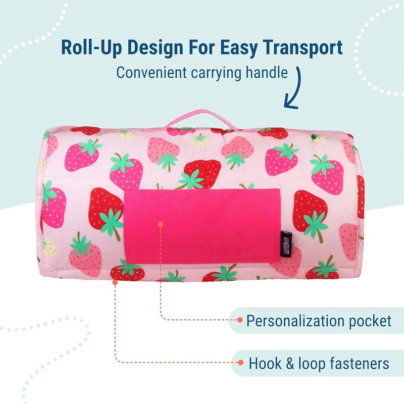 Wildkin Kids Original Nap Mat  Cozy Kids Sleep Mat with Pillow ideal for School  Travel - Image 4
