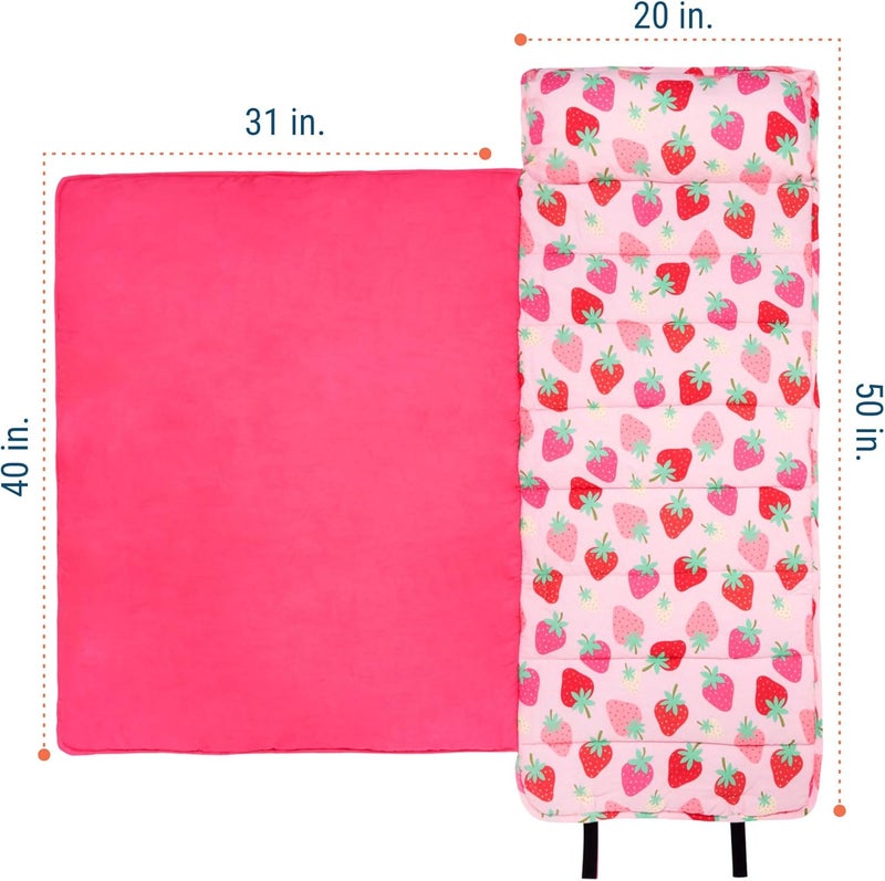 Wildkin Kids Original Nap Mat  Cozy Kids Sleep Mat with Pillow ideal for School  Travel - Image 5