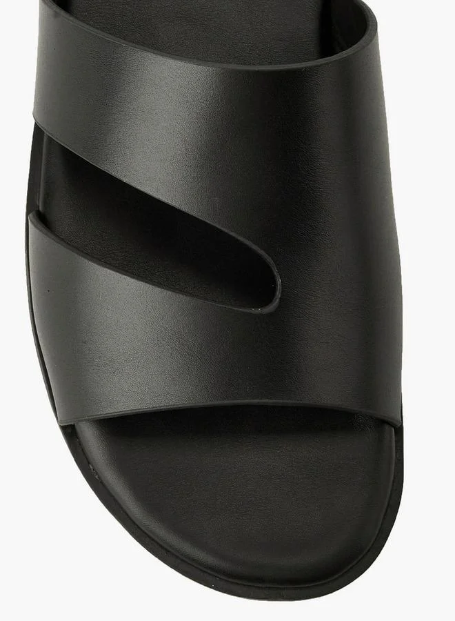 LBL By Shoexpress BLACK Men Slip-On Comfort Sandals for Men | Best Price UAE