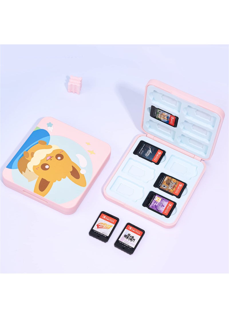 Excefore Game Card Case for Nintendo Switch Lite / Switch / Switch OLED, 12 Slots Game Cards Holder and 12 Micro SD Card Slots, Portable Game Card Storage Cartridge Box - Image 5