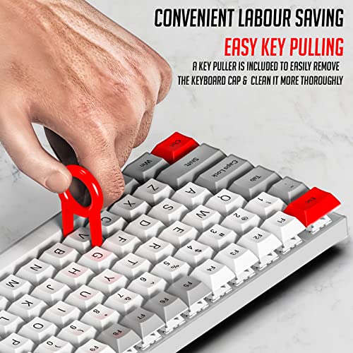 ls lapster Lapster 5-in-1 Multi-Function Laptop Cleaning Brush/Keyboard Cleaning kit/Gadget Cleaning kit Gap Duster Key-Cap Puller for Laptop, Keyboard and Earphones(Multi Colour) - Image 5