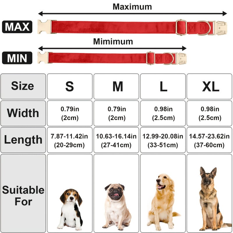 Light Purple Personalized Custom 2Pcs Dog Leash And Collar Set With Free Engraving Of Name And Phone Number Suitable For Small To Large Dogs Made From Soft And Comfortable Velvet Fabric With Stylish Metal Buckles Fashionable Unique Gift For Dogs Size M - Image 4