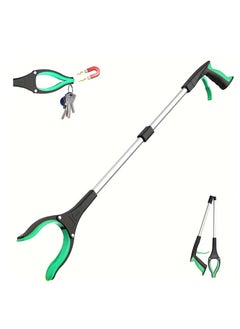 AROAQ Reacher Grabber tool 32 Inch Garbage Picker Gripper Lightweight Heavy Duty Elderly Grabbing Tool with 360° Rotating Clip  - Image 1