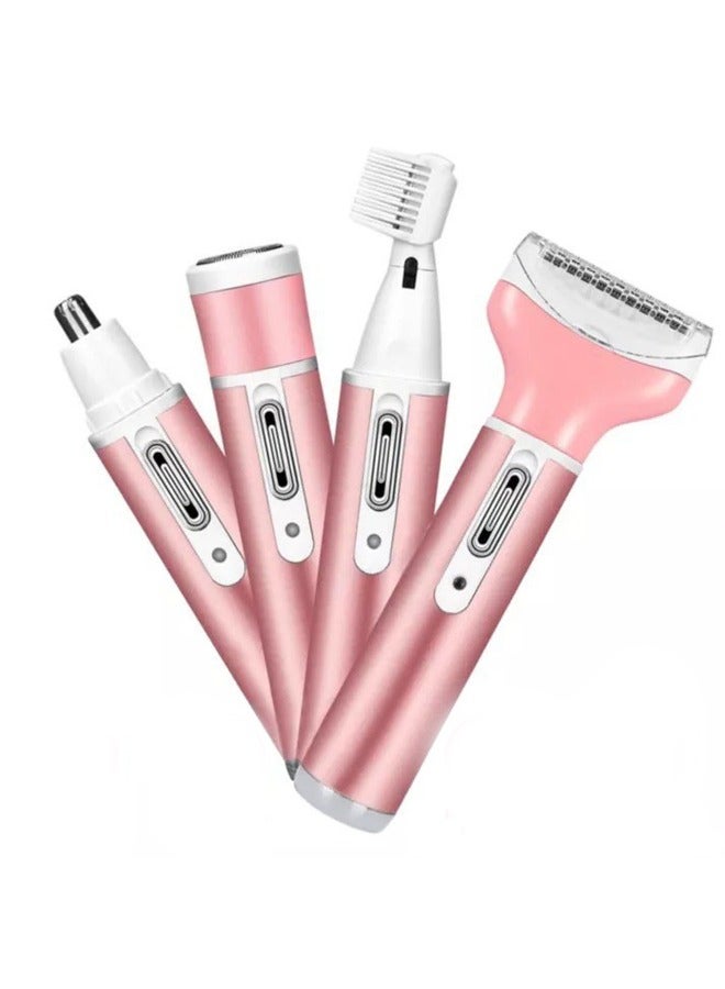 general 4-in-1 Ladies Shaver Multifunctional Electric Eyebrow Shaver Armpit Hair Hair Remover Hair Remover Hair Removal Device - Image 1