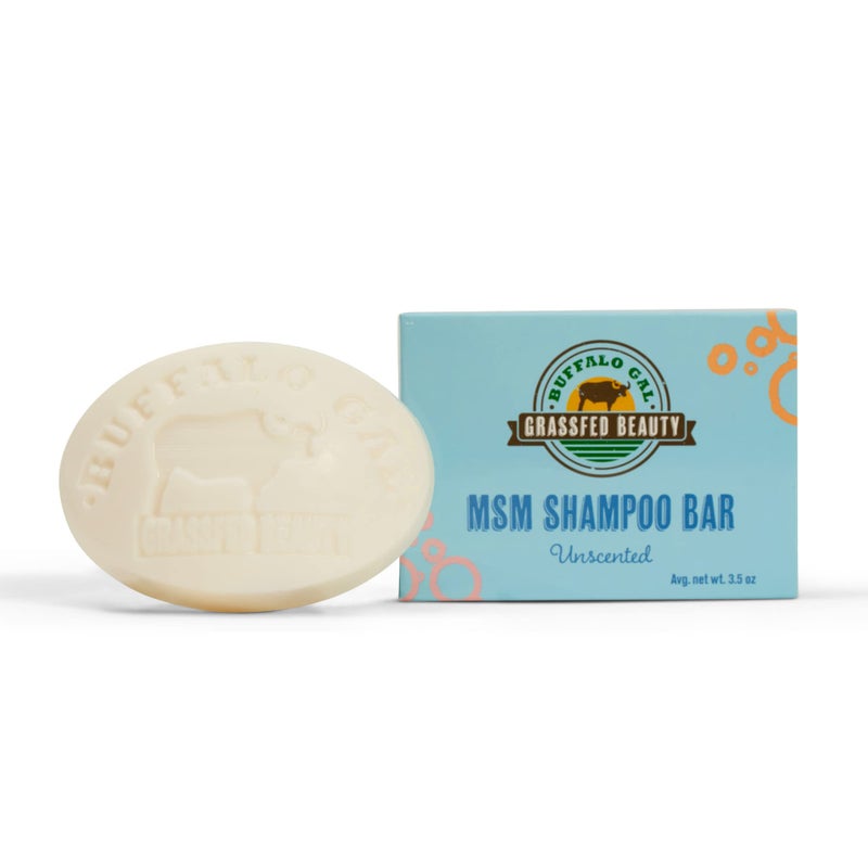BUFFALO GAL Grassfed Beauty MSM Shampoo Bar Unscented
