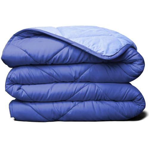 ViscoSoft QueenShort Queen Microfiber All Seasons Down Alternative Quilted Comforter  Cooling Breathable Premium Soft Reversible Microfiber Duvet Blanket