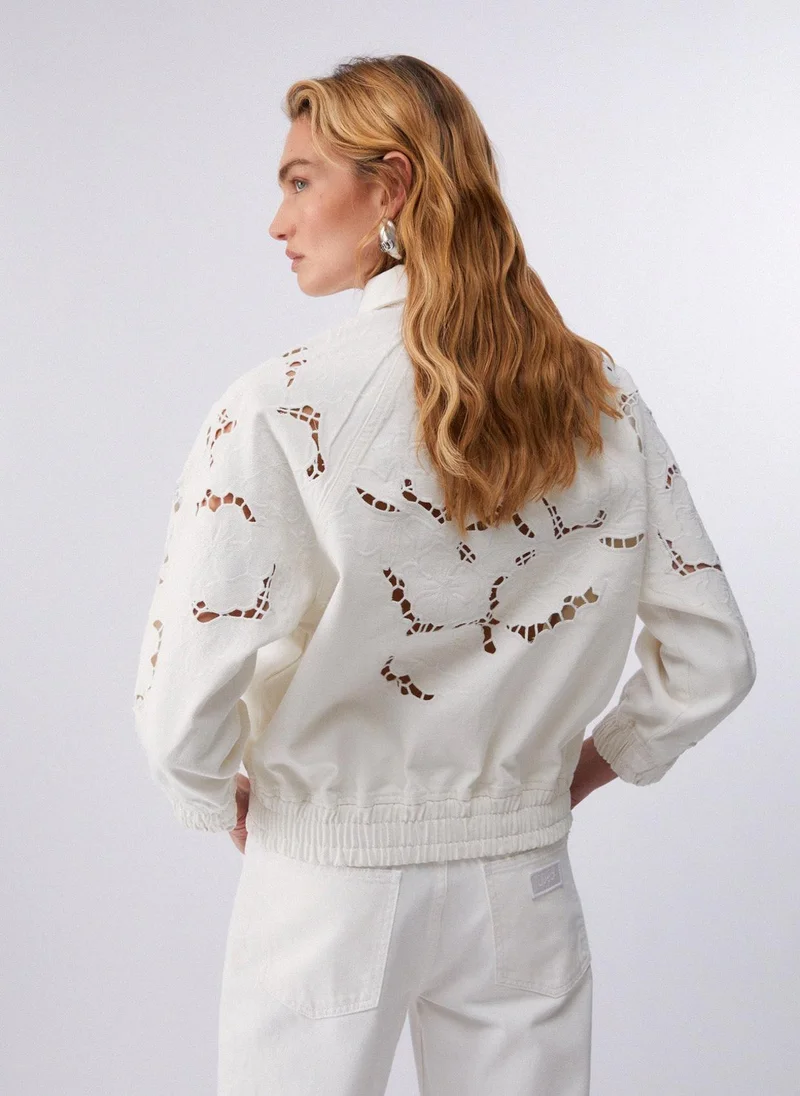Liu Jo Jacket with openwork embroidery