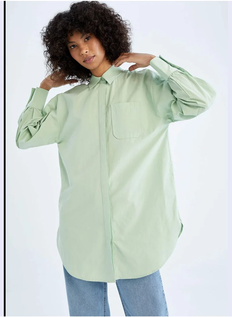 DeFacto Relax Fit Long Sleeve Shirt Tunic