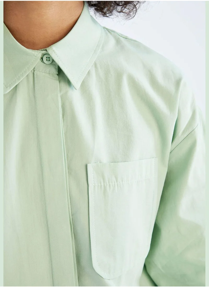 DeFacto Relax Fit Long Sleeve Shirt Tunic
