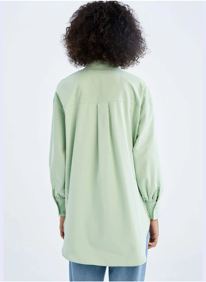 DeFacto Relax Fit Long Sleeve Shirt Tunic