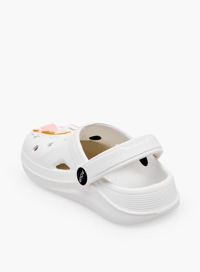 Aqua Girls Princess Jibbitz Clogs - Image 5