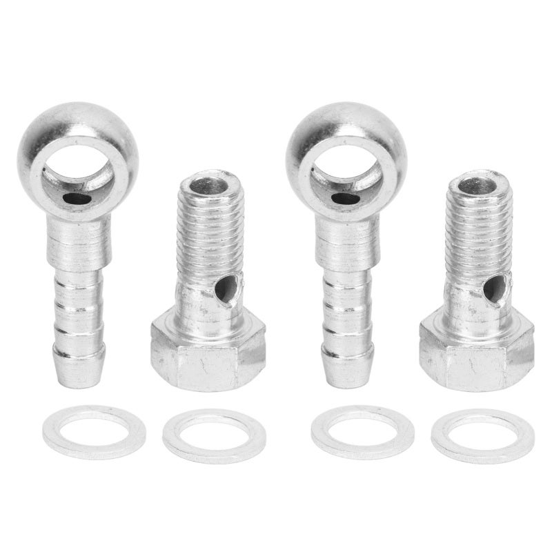 M8 Banjo Bolt Stainless Steel Banjo Hose Fittings - Seal Washer Included Brake Fitting Adapter for Brake System Fuel Delivery Engine - Image 1