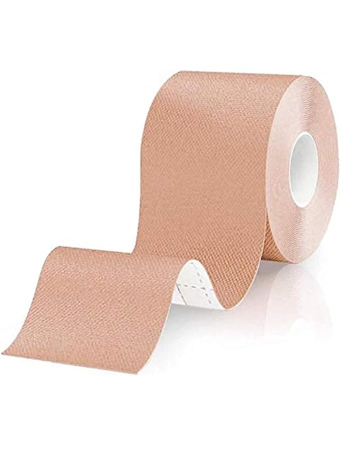 Ce-tua Kinesiology Sports Elastic Muscle Pain Relief For Gym Adhesive Tape 5cm x 5m Beige Color 